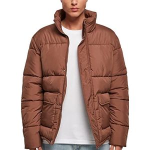 Urban Classics Heren Short Puffer Jacket Jacket, bark, XL