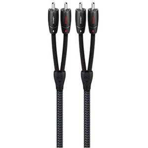 AudioQuest 1,5 m Sydney RCA-audiokabel 1,5 m 2 x RCA zwart - audiokabel (2 x RCA-, koper, 1,5 m, zwart)