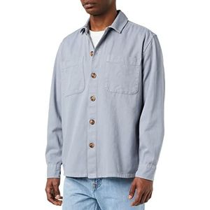 Springfield Overhemd, Medium Blauw, L