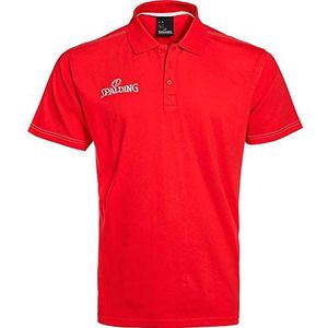Spalding Polo voor heren, 300279505, rood, 3XL