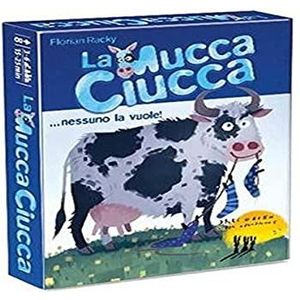 Asmodee Italia-La Mucca Ciucca speelplank, kleur 8054