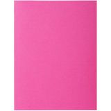 Exacompta - ref. 800020E - Set van 100 felgekleurde inlegmappen - ROCK''S - 80 g/m2 - in PEFC™ - gecertificeerde mappen - Afmetingen: 22 x 31 cm Formaat A4 - kleur roze