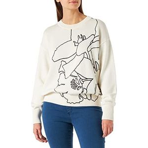 BOSS Famarina Pullover Sweater, Open White, L