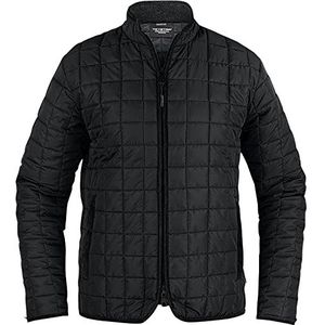 Texstar FJ81 Unisex gewatteerde jas, maat 2XL, zwart