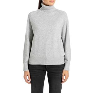 Replay Oversize coltrui voor dames, M03 Grijs Melange, XS