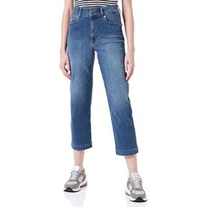 Moschino Dames High Waisted Regular Fit Jeans, Blue Denim, 28 NL