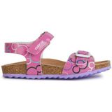 Geox Meisje Adriel Girl C Sandaal, Fuchsia Veelkleurig, 24 EU