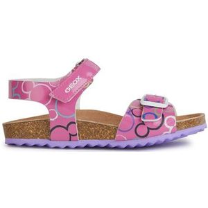 Geox Meisje Adriel Girl C Sandaal, Fuchsia Veelkleurig, 24 EU