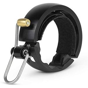 Knog Oi Luxe Fiets Fietsbel Stuur Veiligheidsalarm Hoorn Ring 23.8-31.8mm, Zwart, Large