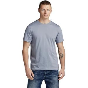 G-STAR RAW Heren Back Size Slim R T T-shirt, Grijs (Dim Grey D23906-336-3885), XL