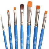 Princeton SelectArtiste Fine Art Multi-Techniek Borstelset, 7 x Synthetische Borstels, Mixed Media, Ideaal voor Professionals & Studenten