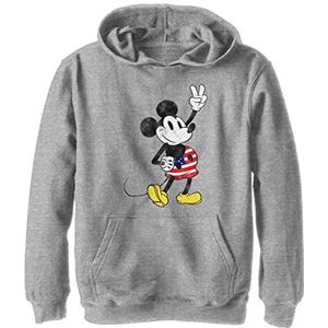 Disney American Mouse Hoodie voor jongens, Sportief Heather, XL