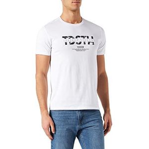 Teddy Smith - T-Altino MC - T-shirt voor Heren - Casual, Wit, XXL