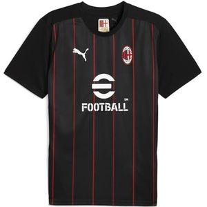Puma - AC Milan Pre-Match Shirt - Rood - Zwart - Sportshirt