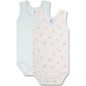 Sanetta Babymeisjes 324074 ondergoed, White Pebble, 62 (verpakking van 2), wit pebble, 62 cm