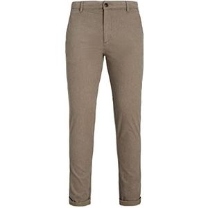 Jack & Jones Heren Jpstmarco Jjfury AKM Noos Chino's, Zegel Bruin, 30W x 34L