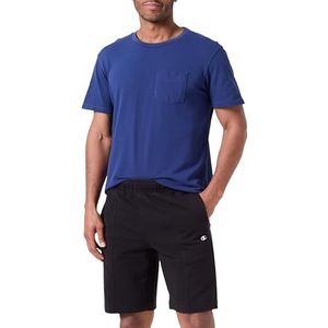 Champion Legacy Icons Pants C-logo Powerblend Terry bermuda shorts, zwart, L heren SS24, Zwart, L