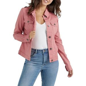 Wrangler Authentics Jeansjas voor dames, Dusty Rose, X-Large, roze (dusty rose), XL