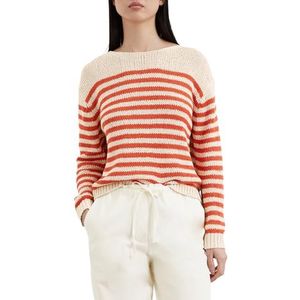 Marc OPolo Gebreide damestrui, gestreept, losse pasvorm, Meerkleurig, XS