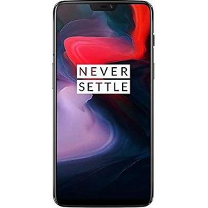 OnePlus 6 smartphone (15,95 cm (6,28 inch) 19:9 touch-display, 128 GB intern geheugen, Android 8.1 Oreo/Oxygen OS 5.1), Mirror Black