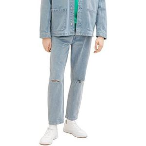 TOM TAILOR Denim Uomini Loose fit jeans 1034858, 10121 - Destroyed Bleached Blue Denim, 27W / 36L