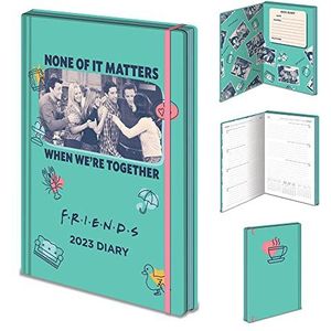 Friends Dagboek 2023, A5 harde kaft, weekplanner (samen ontwerp) - officiële merchandise (UTPM4546_1)