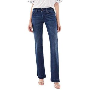 Salsa Wonder Push UP Flare Jeans in Dark Denim, Blauw, 64