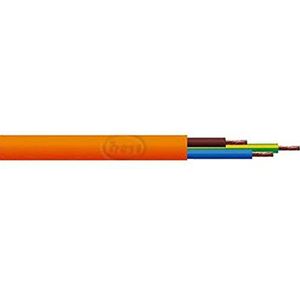 Bulk Hardware BH01504 0,75 mm 3-aderige flexibele kabel 3183Y, 20 meter oranje, wit