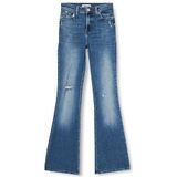 ONLY Onlblush Hw Flared Destroy DNM EXT Jeans voor dames, blauw (medium blue denim), (M) W x 32L