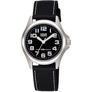 LORUS horloge rxx11HX9, zwart en zilver., Sport