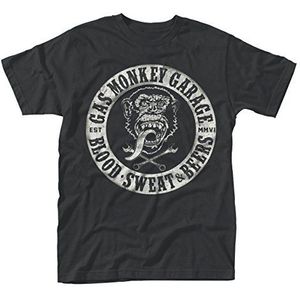 Plastic Head Heren Gas Monkey Garage Bloed, Zweet & Bier T-shirt, Zwart, S