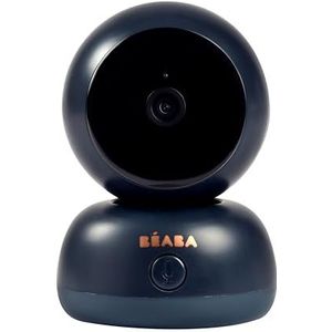 Béaba, Extra Zen Premium camera, babyfoon, babyvideo, 2-in-1, HD-camera, 360° rotatie, nachtzicht, walkietalkie, slaapliedjes, temperatuur- en vochtigheidsregeling, nachtblauw