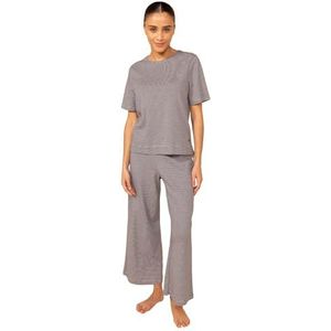 Petit Bateau Pyjama voor dames, Smoking/Marshmallow., M