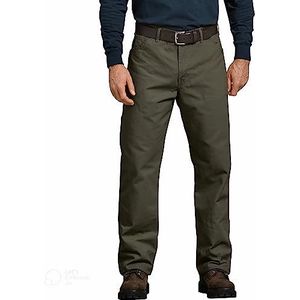 Dickies heren Relaxed Fit Straight-been Duck Carpenter Jean Jeans - Groen -