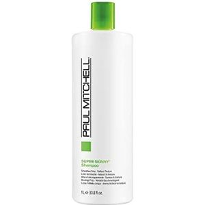 Paul Mitchell Super Skinny Shampoo - haarverzorgingsmiddel met kleurvriendelijke formule, verzorgende haarwas, ideaal voor weerbarstig haar, 1000 ml