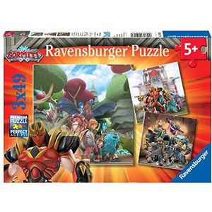 Ravensburger 5016 Gormiti puzzel, meerkleurig, 3 x 49 Pezzi
