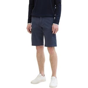 TOM TAILOR Bermuda voor heren, 34672 - Navy Structure Print, 28