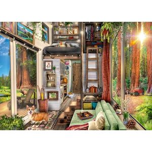 Ravensburger puzzel Tiny House in Redwood Forest - Legpuzzel - 1000 stukjes