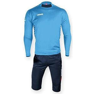 GEMS Stamford Uniseks turnpak voor volwassenen, lichtblauw/blauw, XXS