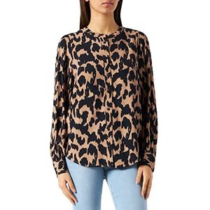 PART TWO MaretePW SH Shirt, Dark Navy Ikat Leo Print, 44 Womens