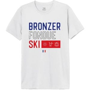 Republic Of California T-shirt heren, Wit, L