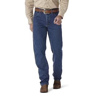 Wrangler Men's Big George Strait Cowboy Cut Jean Relaxed Fit, Heavy Weight Stonewashed,44 x 32