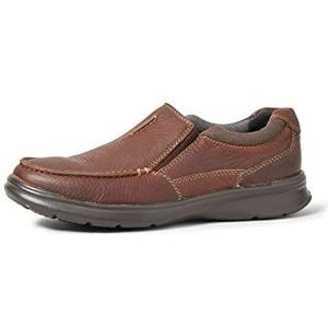 Clarks Cotrell Free slippers voor heren, Tobacco Leather, 44 EU