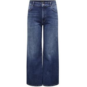 ONLY CARMAKOMA - Wide Fit Jeans - Blauw - Stretch