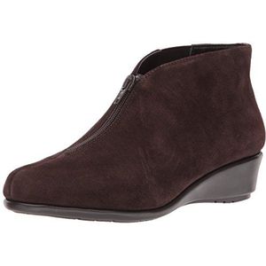 Aerosoles Enkellaars voor dames, Medium, Donkerbruin Suede, 40.5 EU