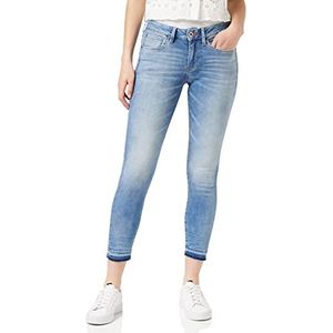 G-Star Raw Skinny jeans dames 3301 Mid Skinny enkels,Vintage Beryl Blue C296-c003,25W / 30L