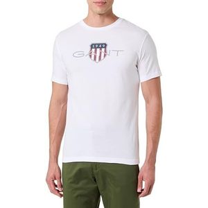 Gant - Archive Shield - T-shirt - Katoen - Regular Fit - Korte Mouwen