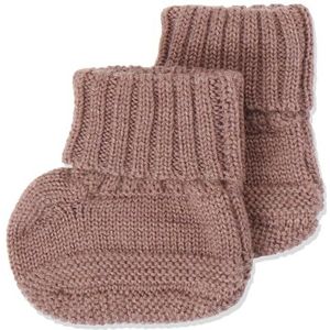 Bestseller A/S Babymeisje NBFWRILLA Wool Knit Slippers XXIII sokken, Peppercorn, 74/80, Peppercorn, 74/80 cm