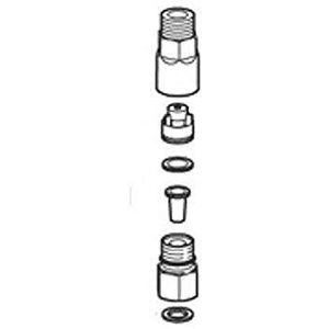 GROHE Adapter 1/2" X 1/2" - Universaladapter Für Handbrausen Anderer Marken, Mit Relexa Brausestangen Kompatibel