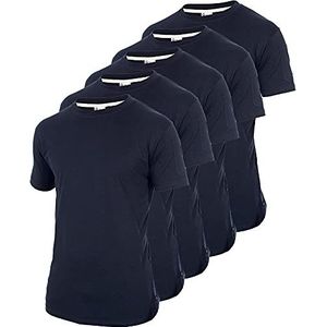 Texstar TS13 Crew T-hemd voor heren, maat L, marine